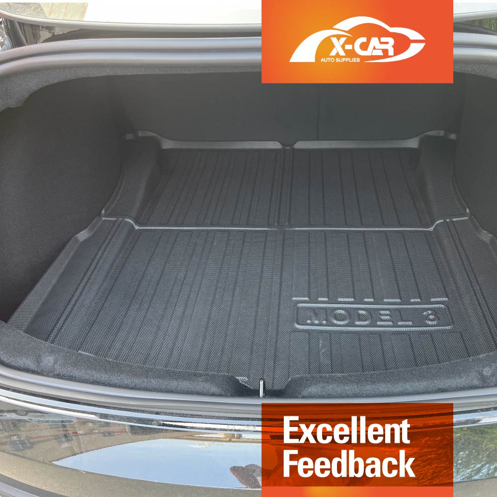 Tesla Model 3 Highland 3D All-Weather Interior Liners for Boot Frunk Cargo Mats 2023-Onwards - Image 3