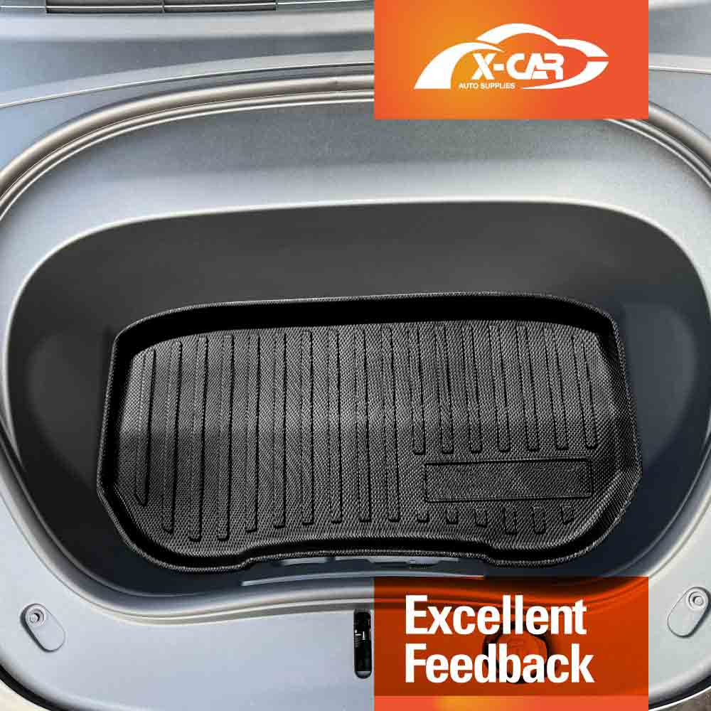 Tesla Model 3 Highland 3D All-Weather Interior Liners for Boot Frunk Cargo Mats 2023-Onwards - Image 9