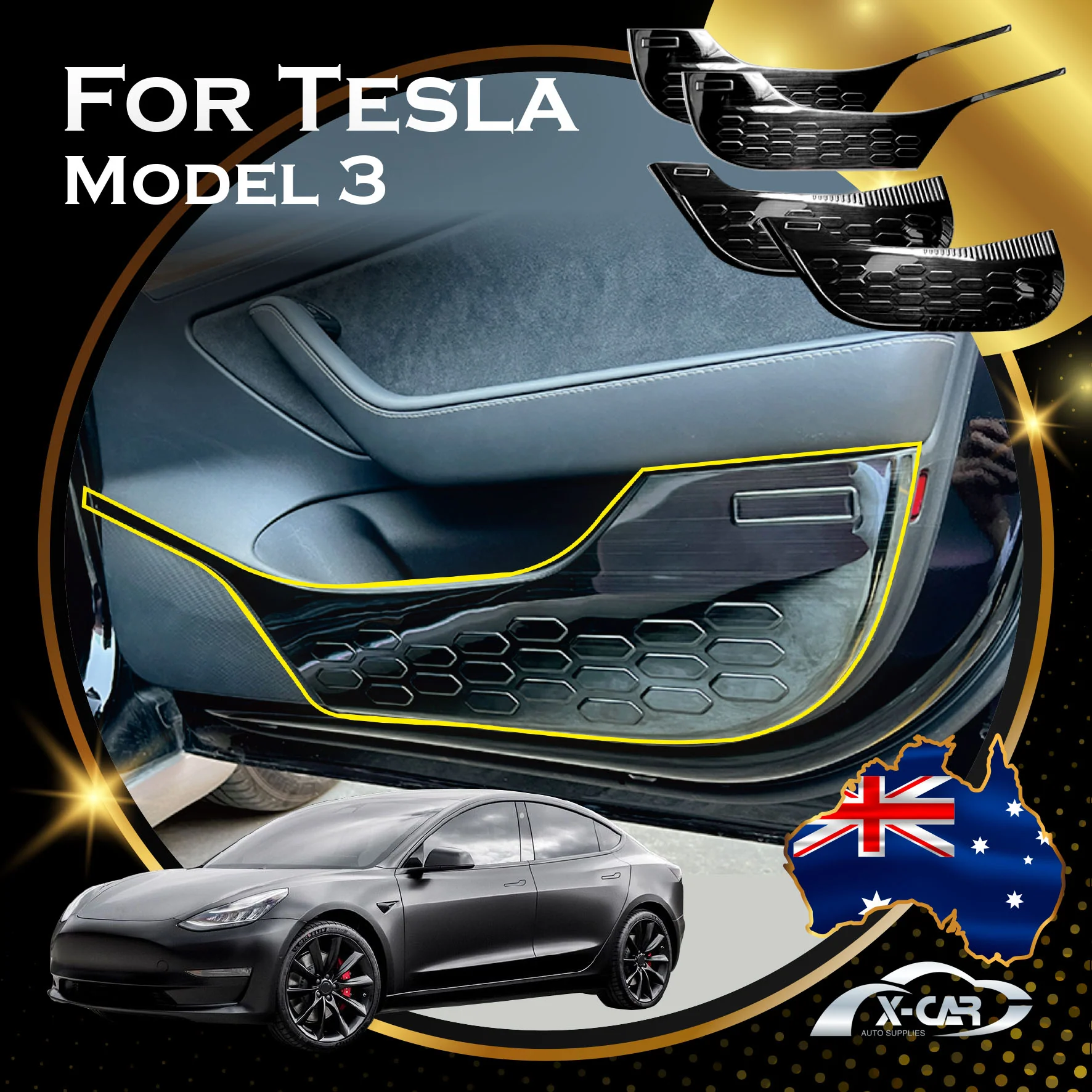 Anti Kick Pad Protector For Tesla Model 3 2017-2023 - Image 5