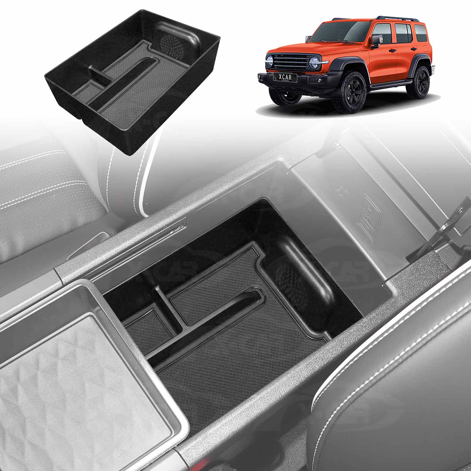 Centre Console Storage Box for GWM Tank 300 Tank300 2023-Onwards Cup Holder Insert Armrest Interior Accessories - Image 12
