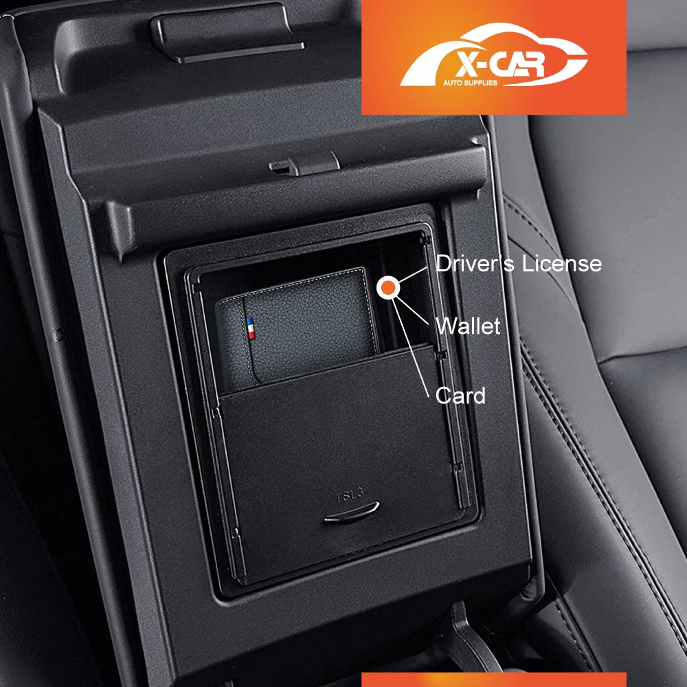 Armrest Hidden Storage Box for Tesla Model 3 Model Y - Image 6