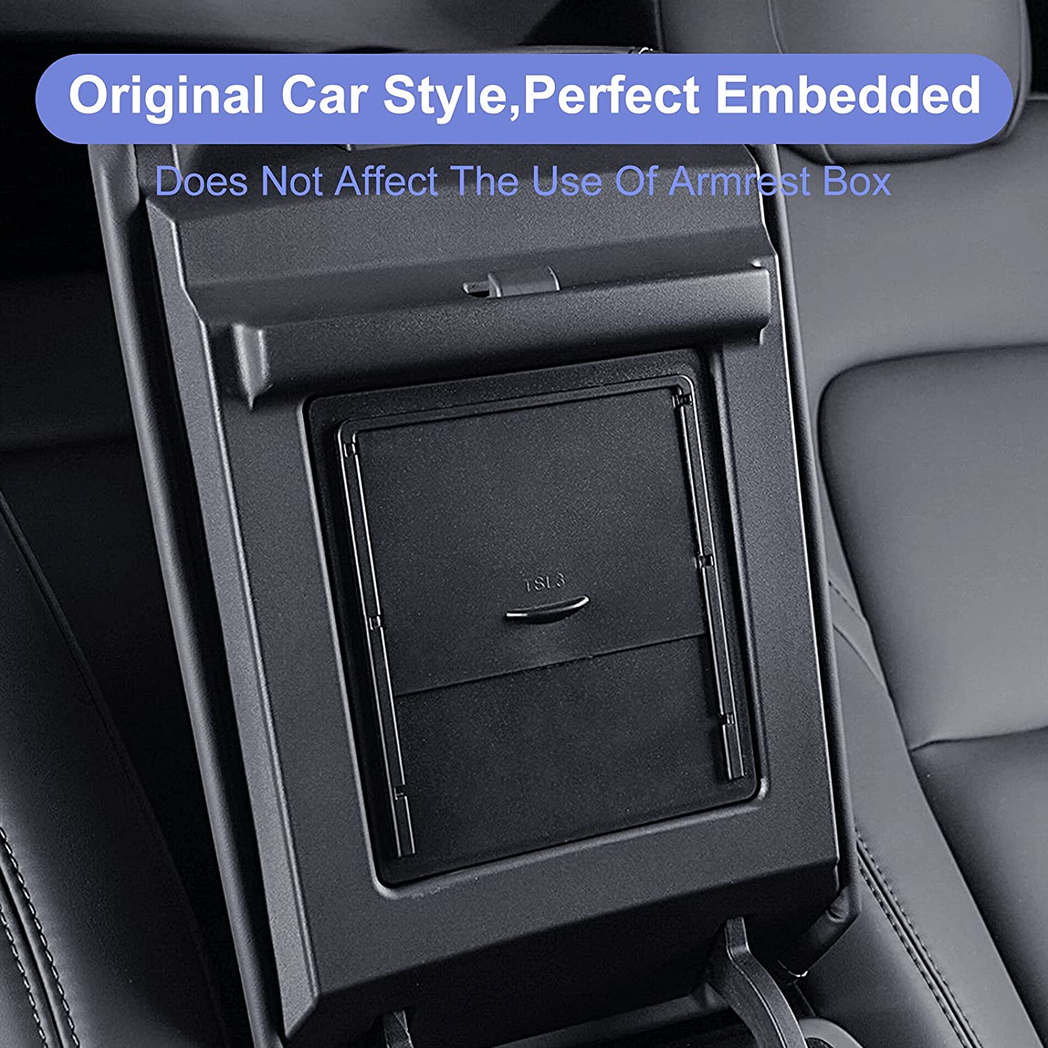 Armrest Hidden Storage Box for Tesla Model Y 2022-2025 - Image 5