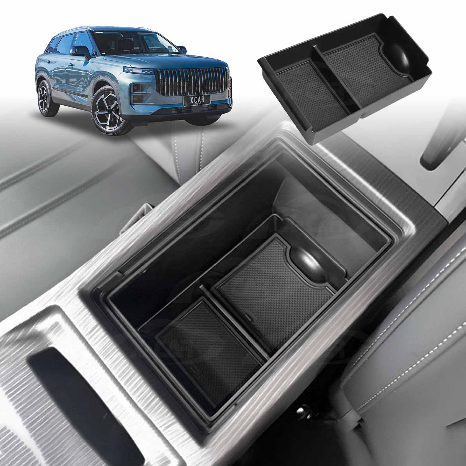 Centre Console Organiser for Jaecoo J7 2024-Onwards Armrest Tray Storage Box Wireless Charging Pad Interior Accessories - Image 14
