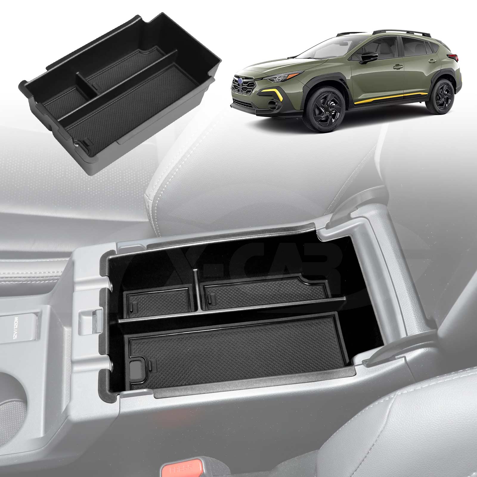 Armrest Organiser Tray for Subaru Crosstrek 2023-Onwards Storage Box Accessories