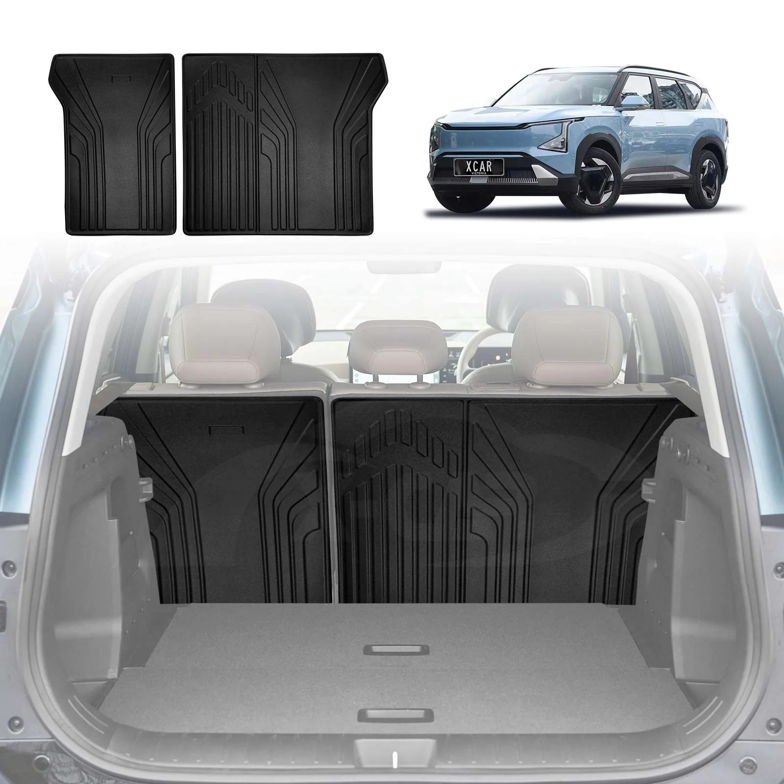 Boot Liner/ Back Seat Protector for Kia EV5 2024-Onwards All-Weather Liners - Image 13