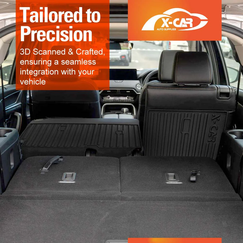 Boot Liner / Back Seat Protector for Mazda CX-80 CX80 2024-Onwards All-Weather Car Mats - Image 9