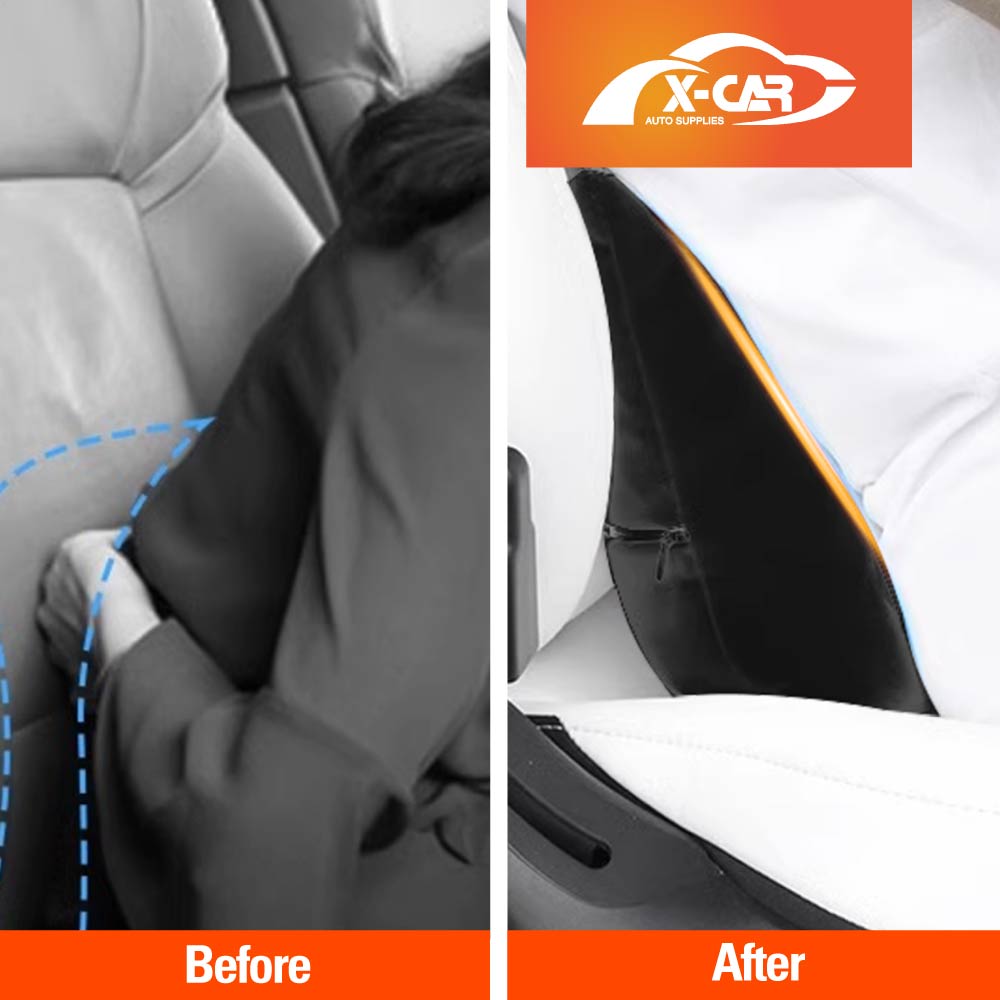 Black Headrest/Waist Pillow for Tesla Model 3/Y Seat Neck/Back Support Cushion Accessories - Image 4