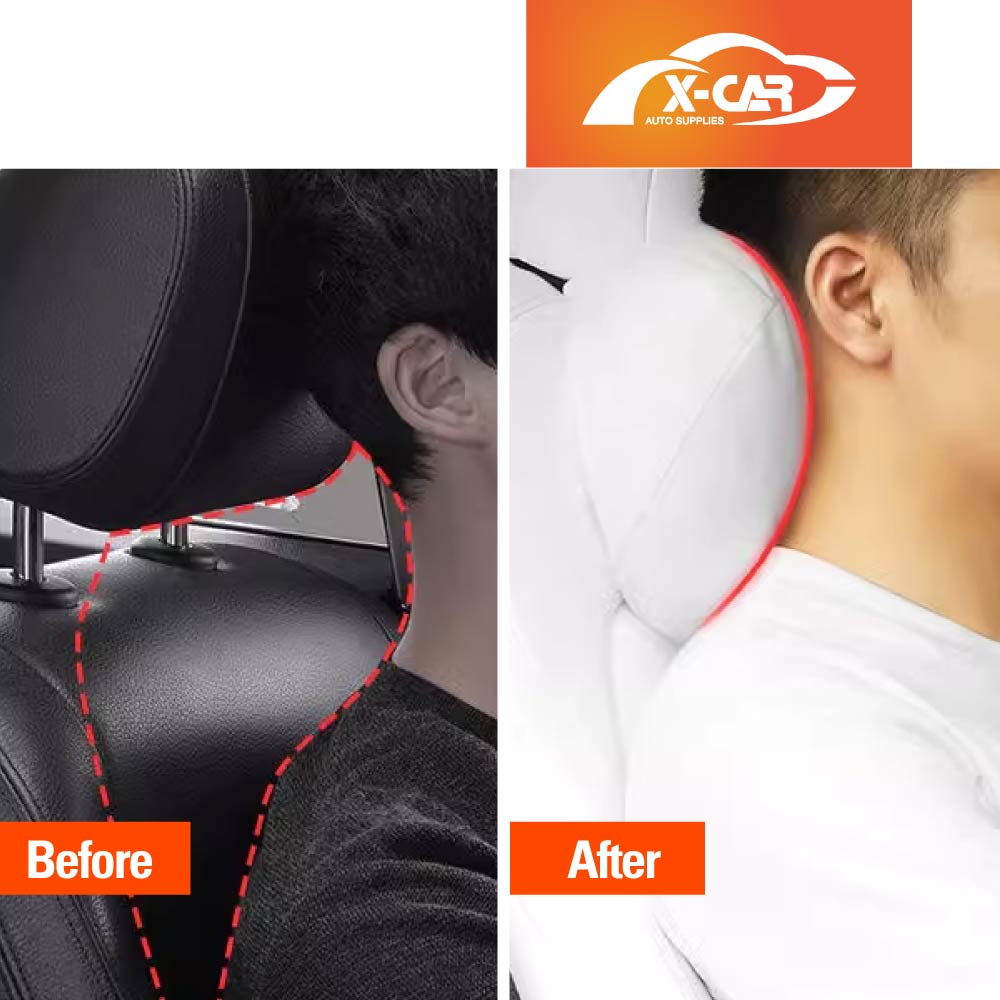 Black Headrest/Waist Pillow for Tesla Model 3/Y Seat Neck/Back Support Cushion Accessories - Image 5