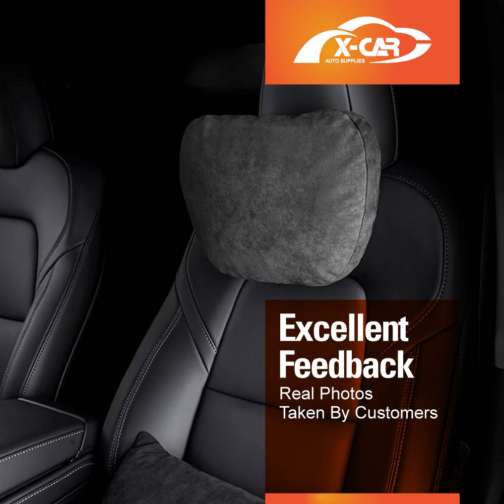 Black Headrest/Waist Pillow for Tesla Model 3/Y Seat Neck/Back Support Cushion Accessories - Image 6