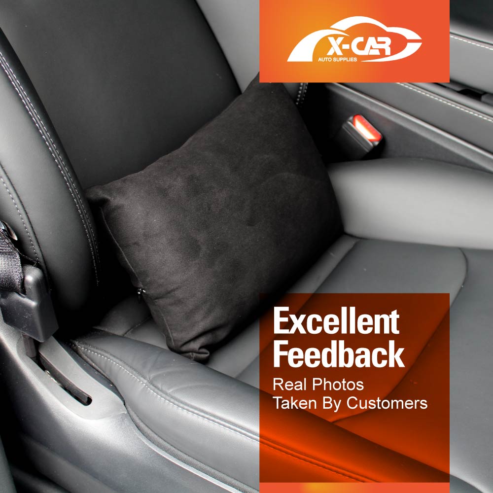Black Headrest/Waist Pillow for Tesla Model 3/Y Seat Neck/Back Support Cushion Accessories - Image 7