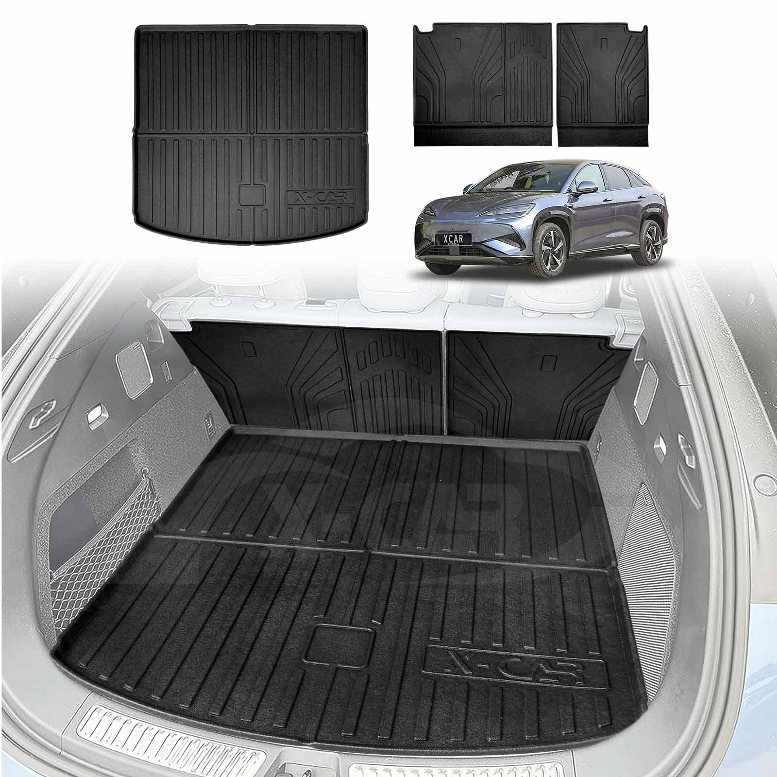 Boot Liner/Back Seat Protector for BYD SEALION 7 2025-Onwards All-Weather Cargo Trunk Mat