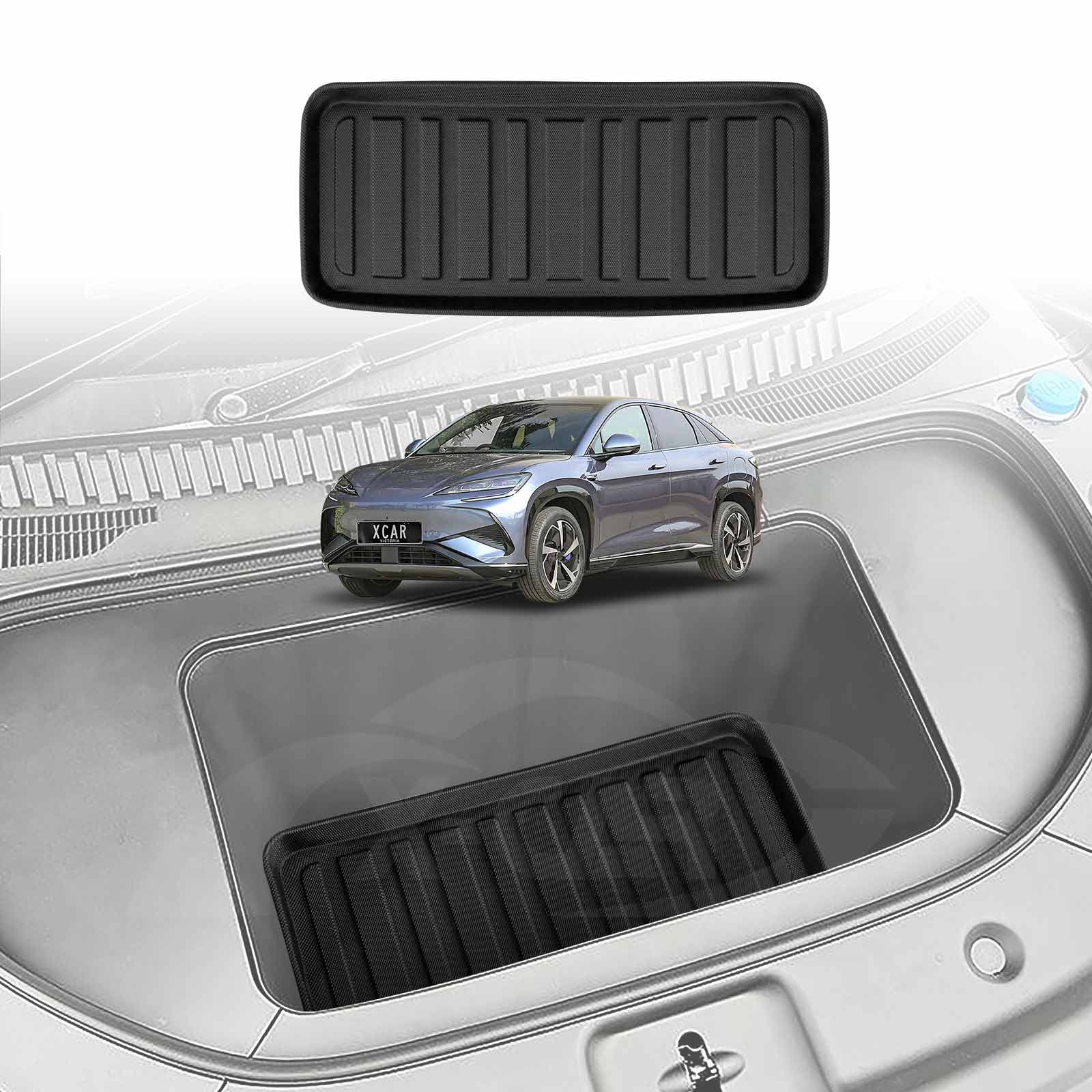 Boot Liner/Back Seat Protector for BYD SEALION 7 2025-Onwards All-Weather Cargo Trunk Mat - Image 18