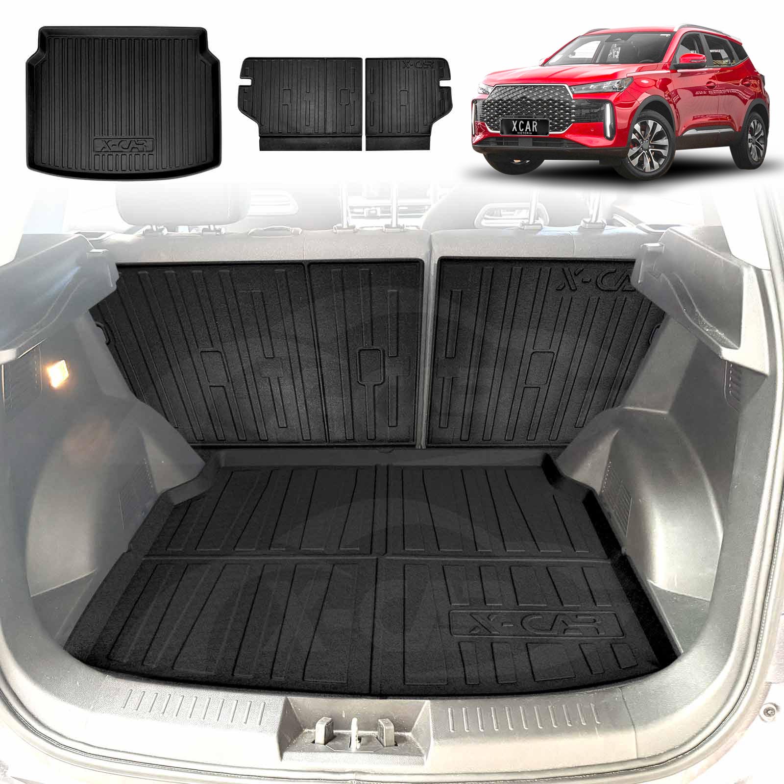 Boot Liner/ Back Seat Protector for Chery Tiggo 4 2025-Onwards All Weather Car Mats