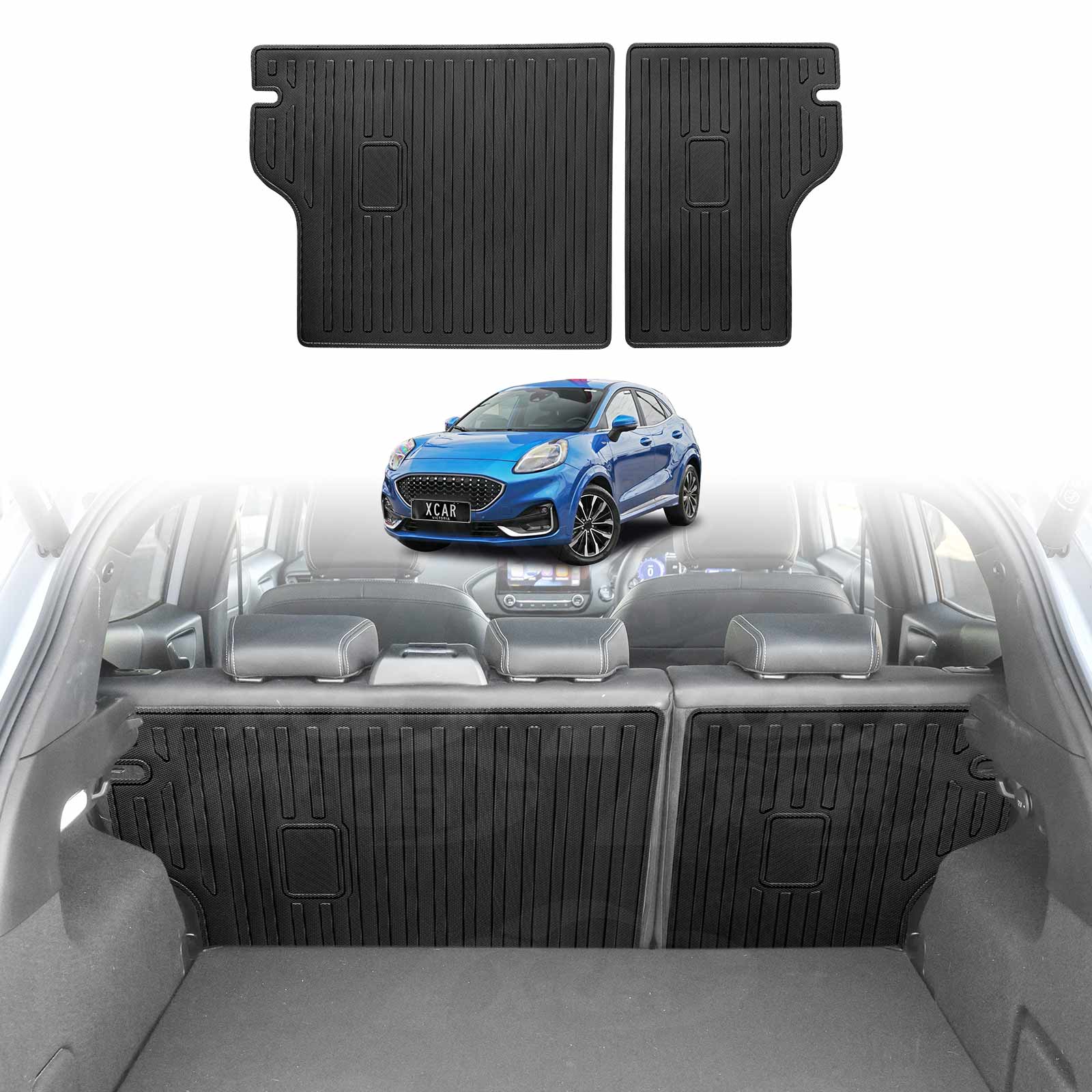 Boot Liner/Back Seat Protector for Ford Puma 2020-2024 Cargo Trunk Mat Luggage Tray - Image 10