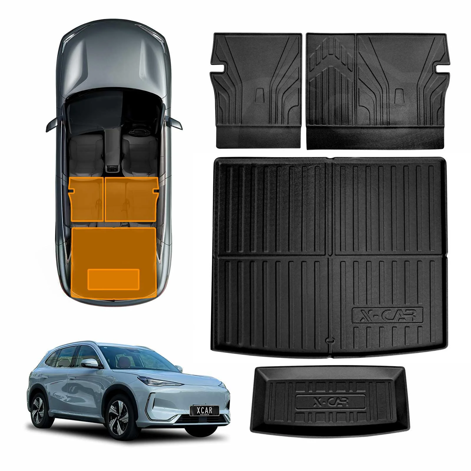 Boot Liner/Back Seat Protector for Geely EX5 2025-Onwards Cargo Mats - Image 19
