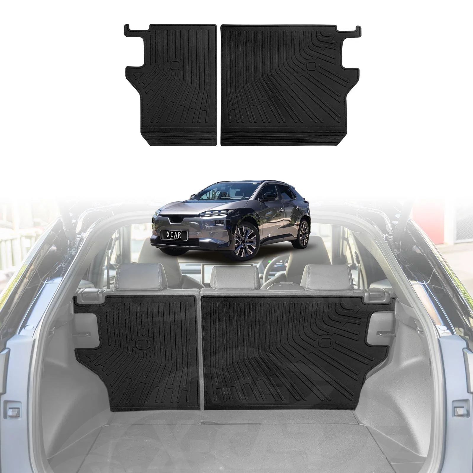 Boot Liner/ Back Seat Protector for Subaru Solterra 2023-Onwards All-Weather Car Liners - Image 3