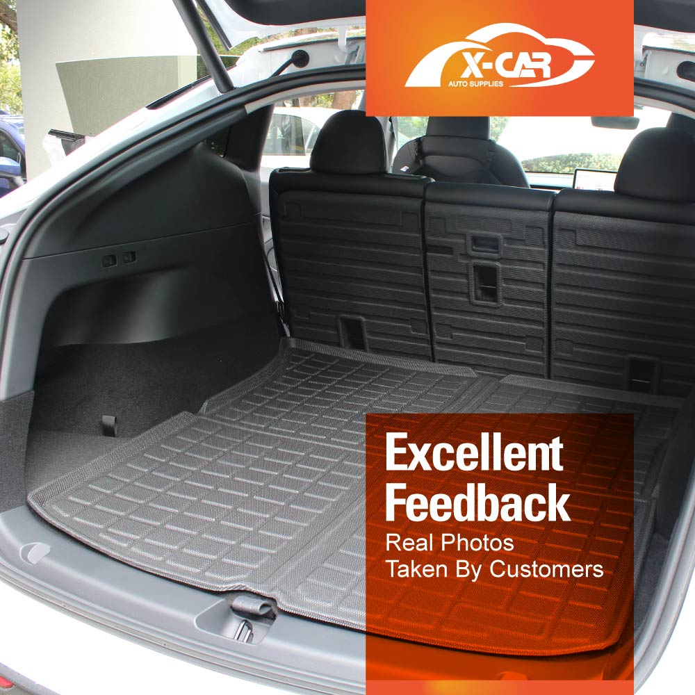 Tesla Model Y Interior Liners Set 3D All-Weather Cargo Mats 2022-2025 - Image 4