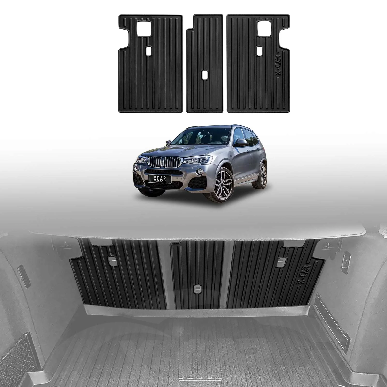 Boot Liner/ Back Seat Protector for BMW X3 2011-2017 F25 Series All Weather Car Mats - Image 14