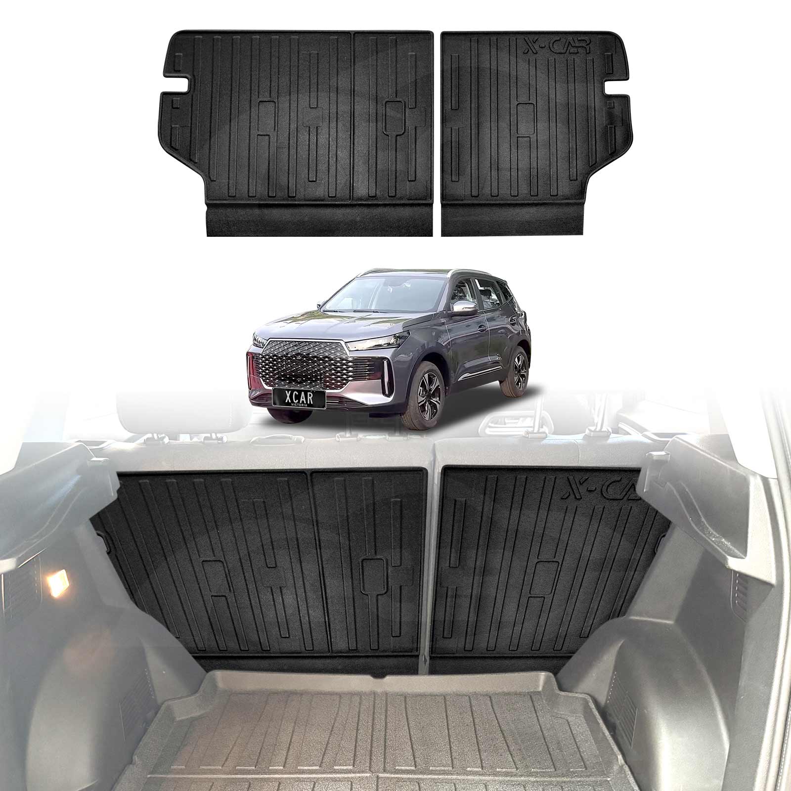 Boot Liner/ Back Seat Protector for Chery Tiggo 4 Pro 2024-Onwards All Weather Car Mats - Image 15