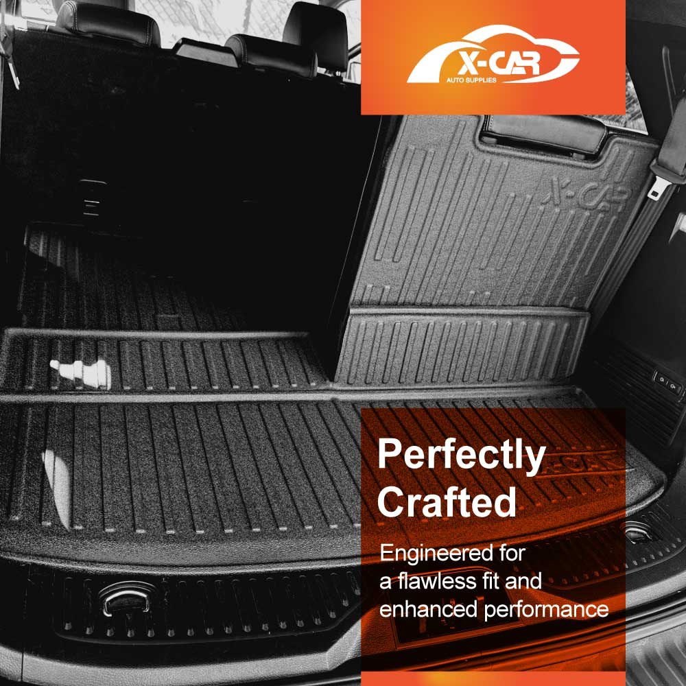 Boot Liner / Back Seat Protector for Ford Everest 2022-Onwards Cargo Trunk Mat - Image 6