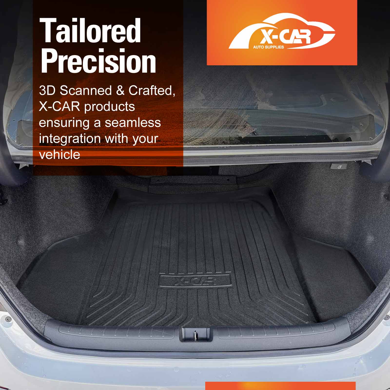 Boot Liner for Honda Accord 2019-2023 Heavy Duty Cargo Trunk Mat - Image 2