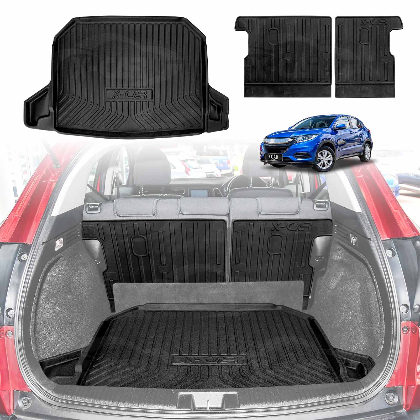 Boot Liner/ Back Seat Protector for Honda Vezel 2014-2021 All Weather Cargo Mats