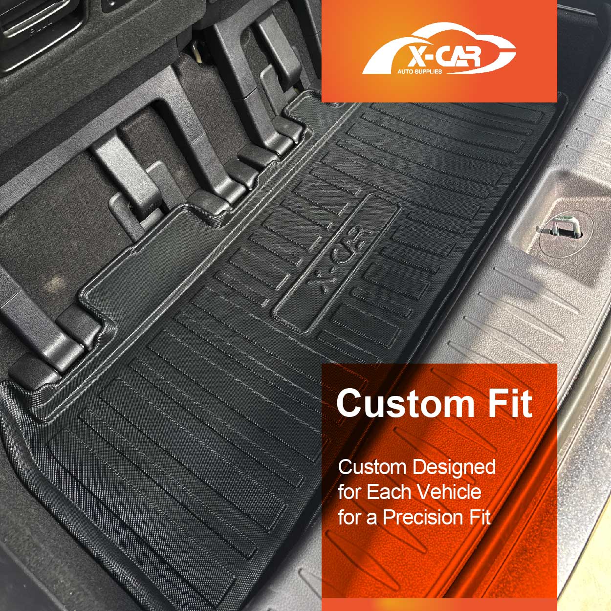 Boot Liner for Kia Carnival 2014-Onwards All Weather Cargo Mat - Image 12