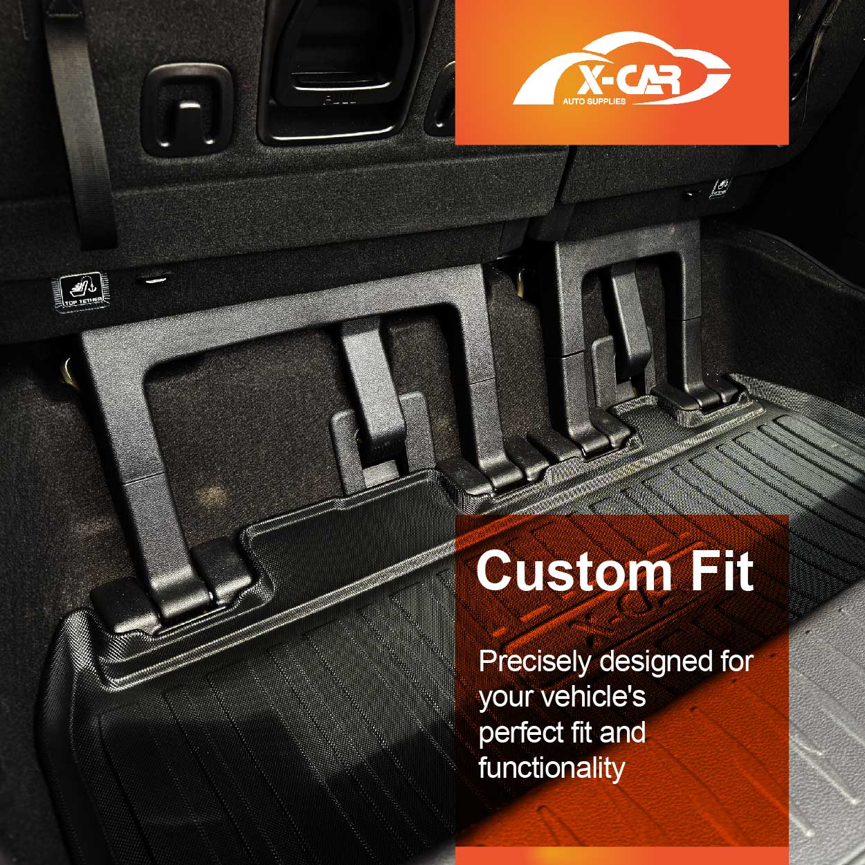 Boot Liner for Kia Carnival 2014-Onwards All Weather Cargo Mat - Image 13
