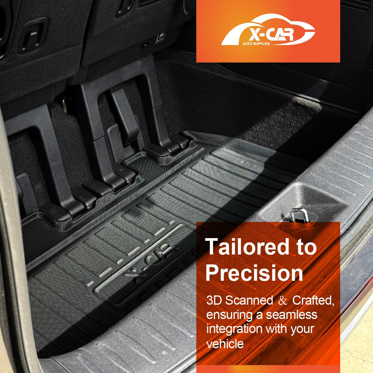 Boot Liner for Kia Carnival 2014-Onwards All Weather Cargo Mat - Image 15