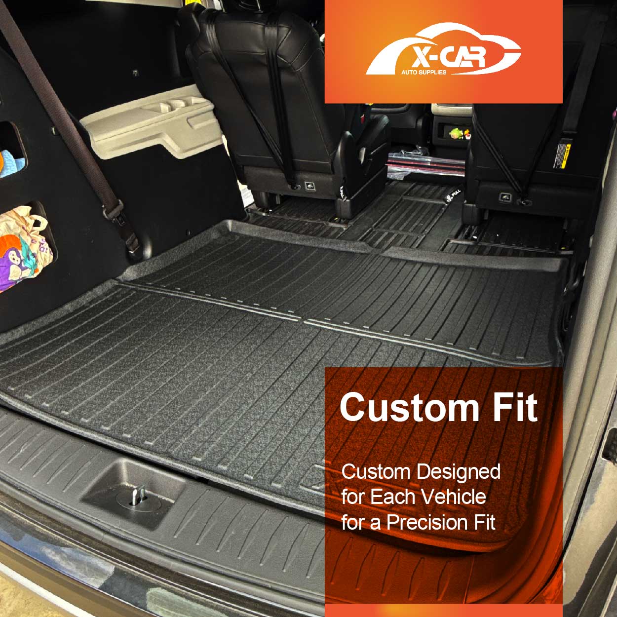 Boot Liner for Kia Carnival 2014-Onwards All Weather Cargo Mat - Image 17