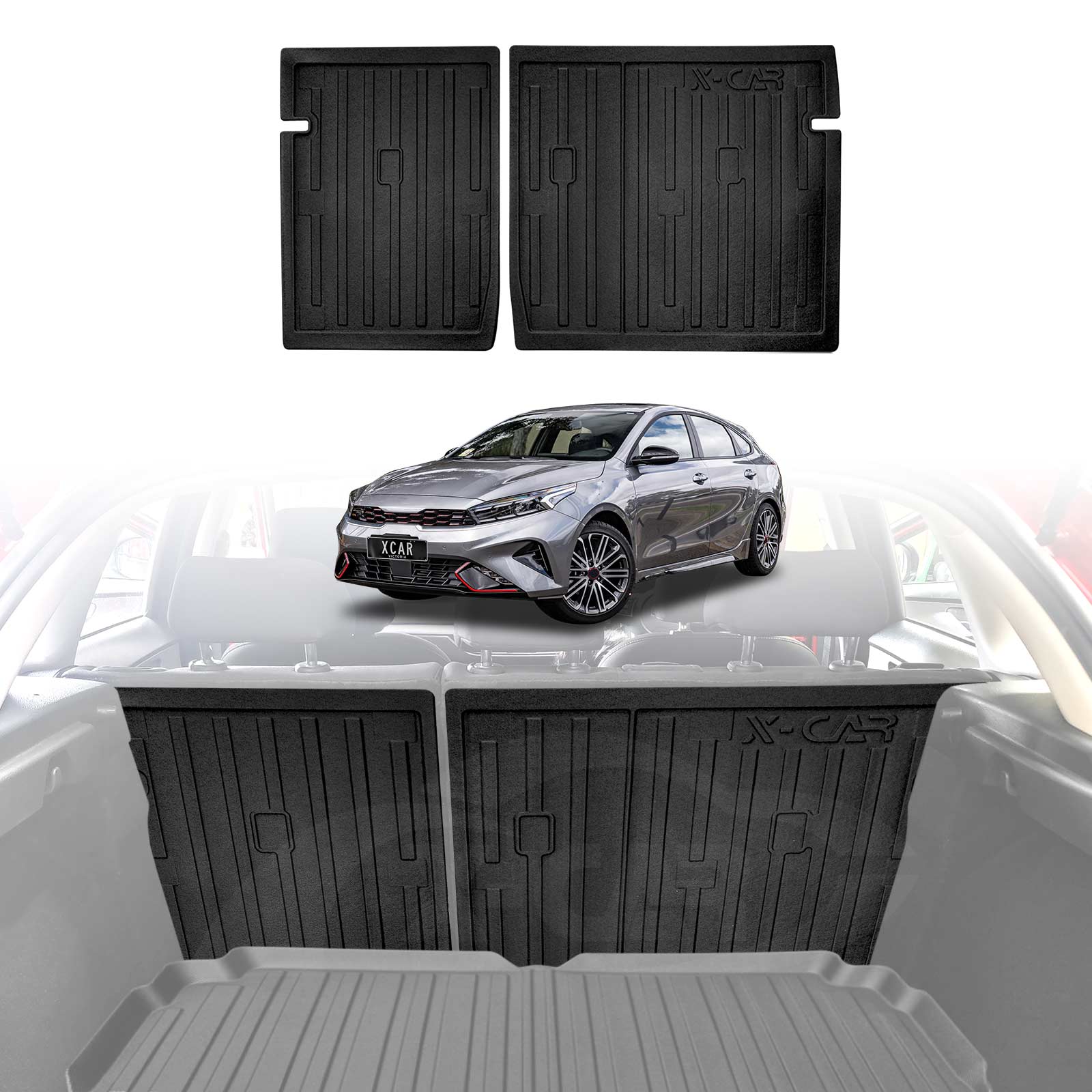 Boot Liner/ Back Seat Protector for Kia Cerato Hatch BD Series 2018-2024 - Image 17