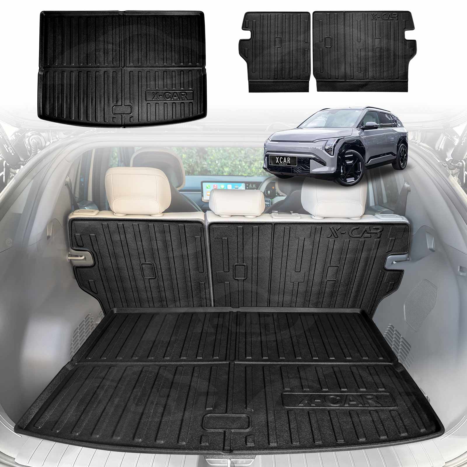 Boot Liner / Back Seat Protector for Kia EV3 2025-Onwards All Weather Cargo Mat