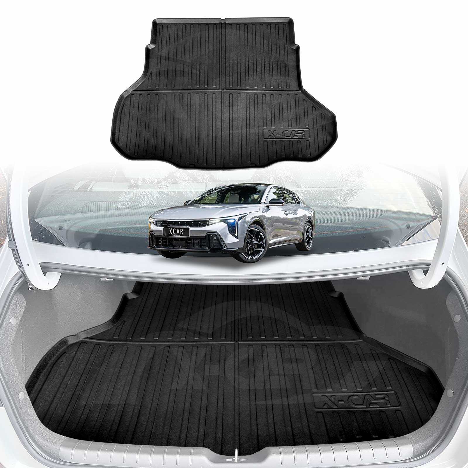 Boot Liner for Kia K4 Sedan 2024-Onwards All Weather Cargo Mat