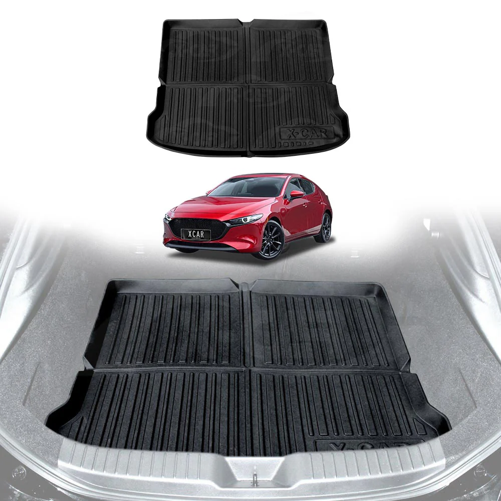 Boot Liner/ Back Seat Protector for Mazda 3 Hatch BP Series 2019-Onwards Cargo Mat - Image 18
