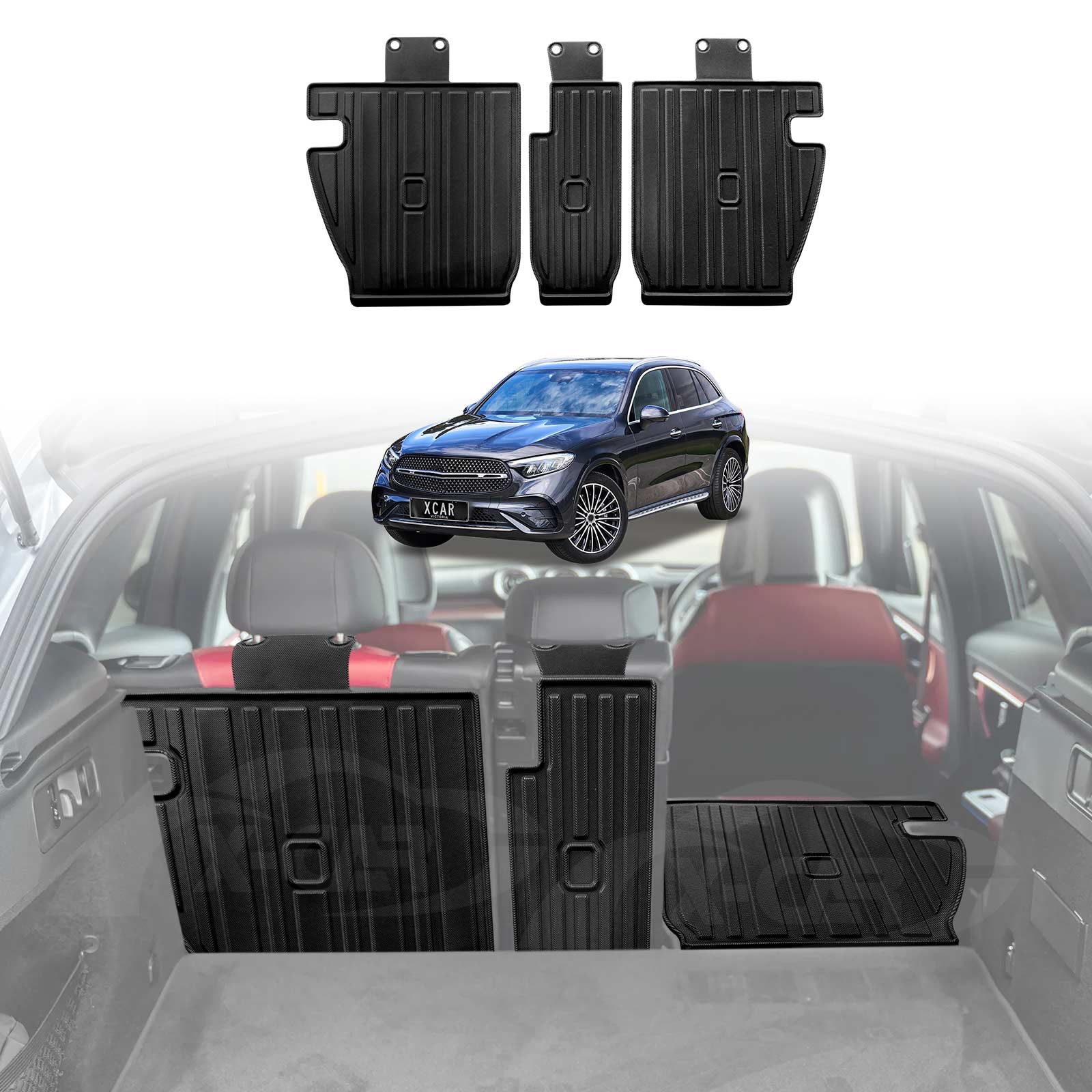 Boot Liner / Back Seat Protector for Mercedes-Benz GLC Class X254 2022-Onwards Cargo Trunk Mat Luggage Tray - Image 14