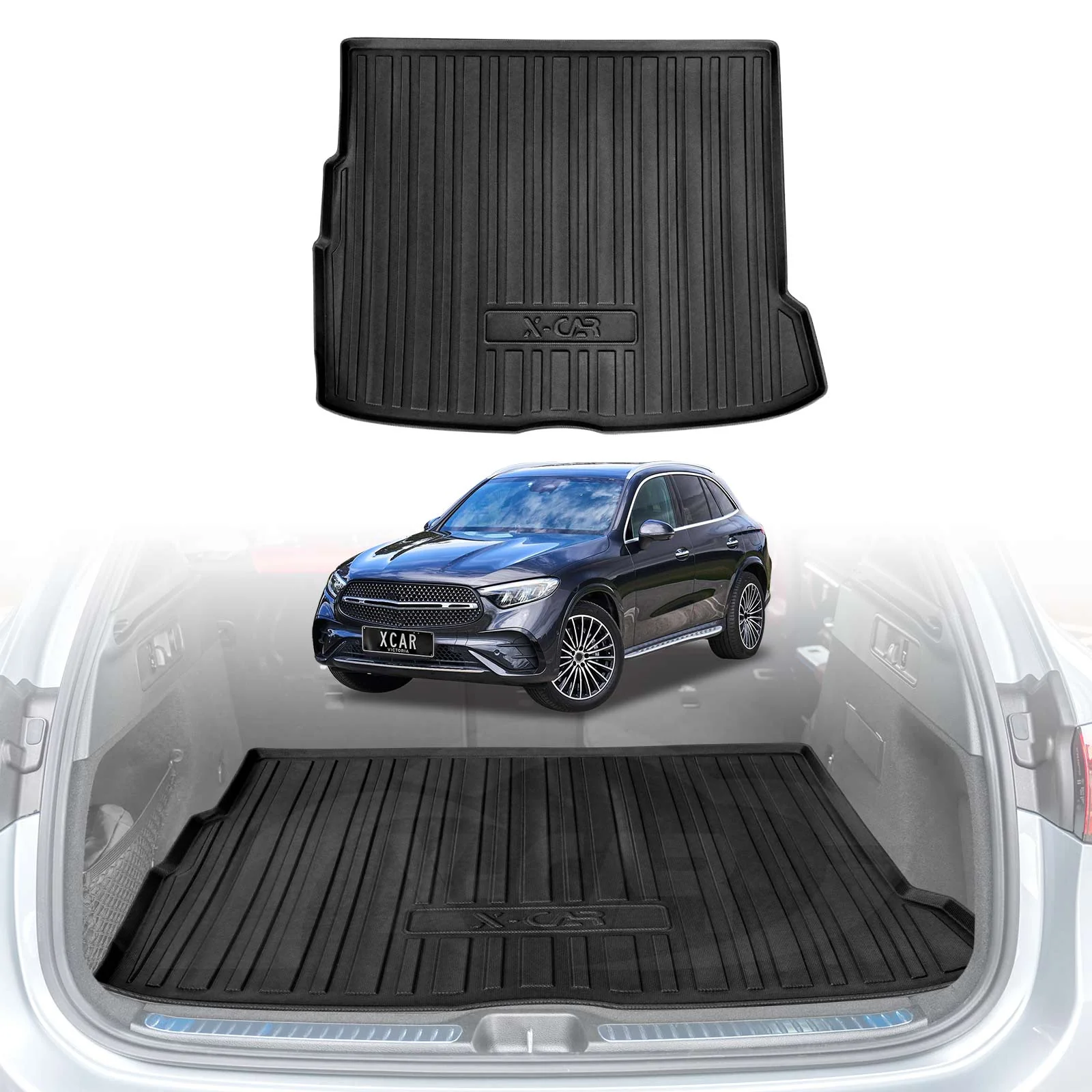 Boot Liner / Back Seat Protector for Mercedes-Benz GLC Class X254 2022-Onwards Cargo Trunk Mat Luggage Tray - Image 15