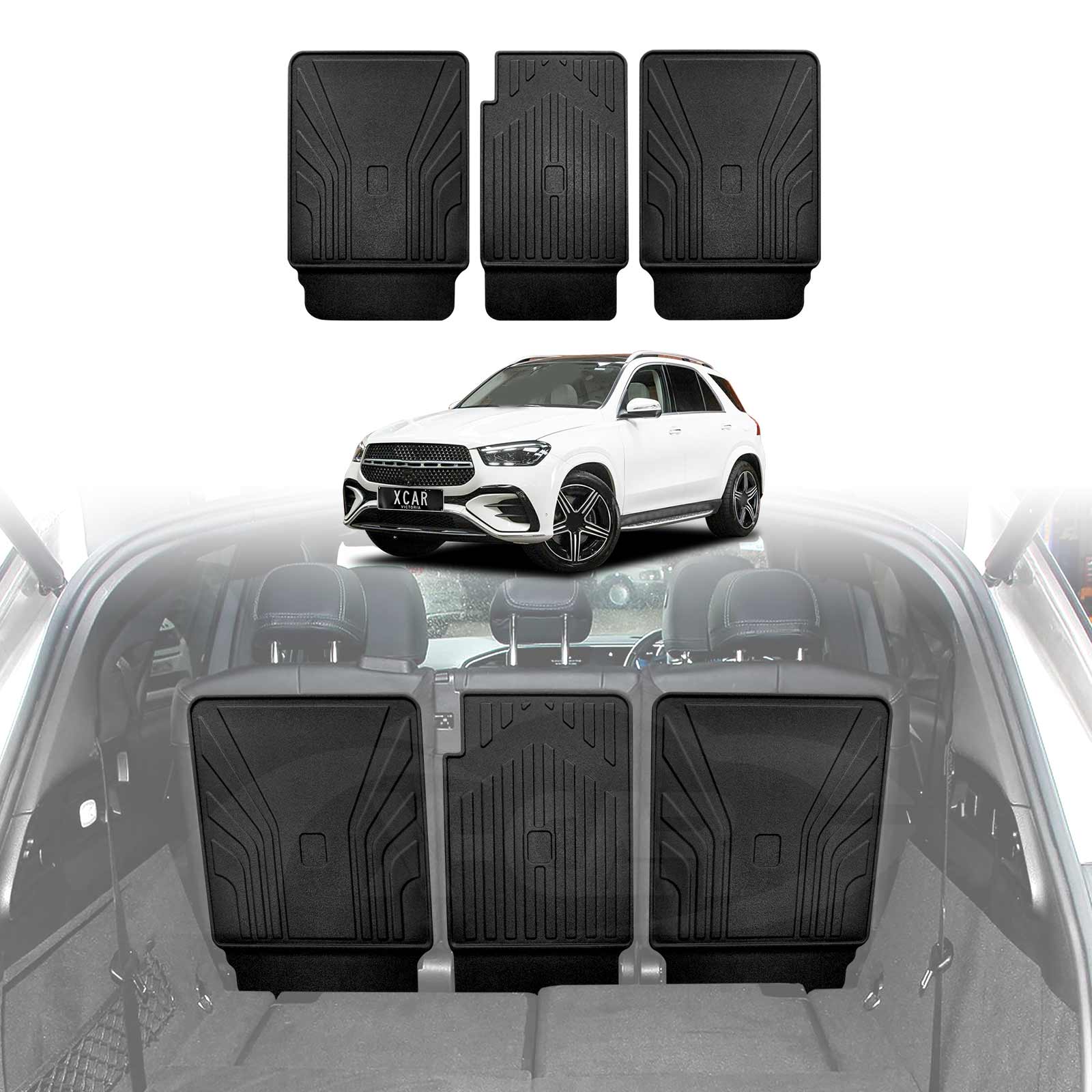 Boot Liner/ Back Seat Protector for Mercedes-Benz GLE 7 Seater 2018-Onwards All Weather Car Mat - Image 12