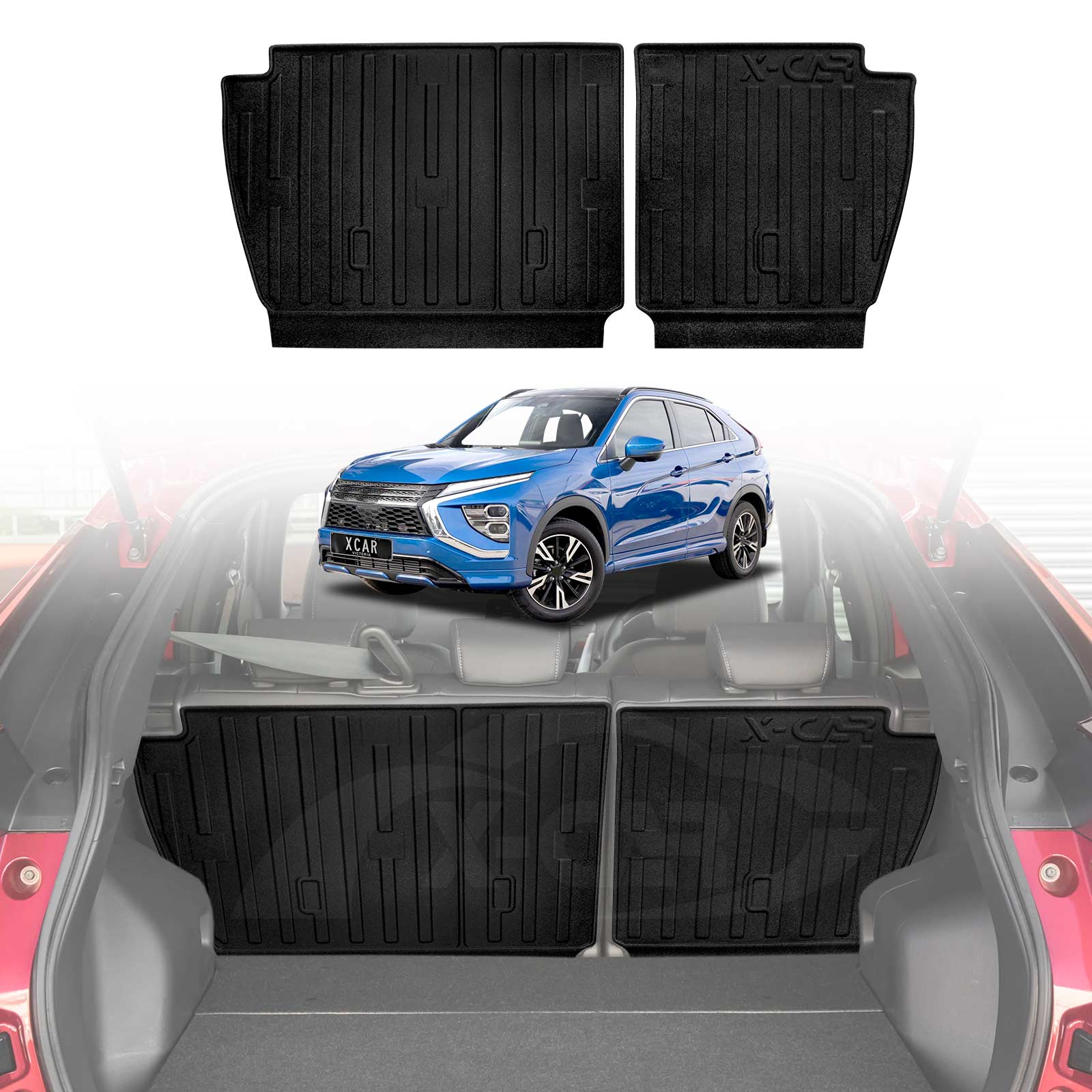 Boot Liner Back Seat Protector for Mitsubishi Eclipse Cross 2021-Onwards Trunk Cargo Mat Luggage Tray - Image 14
