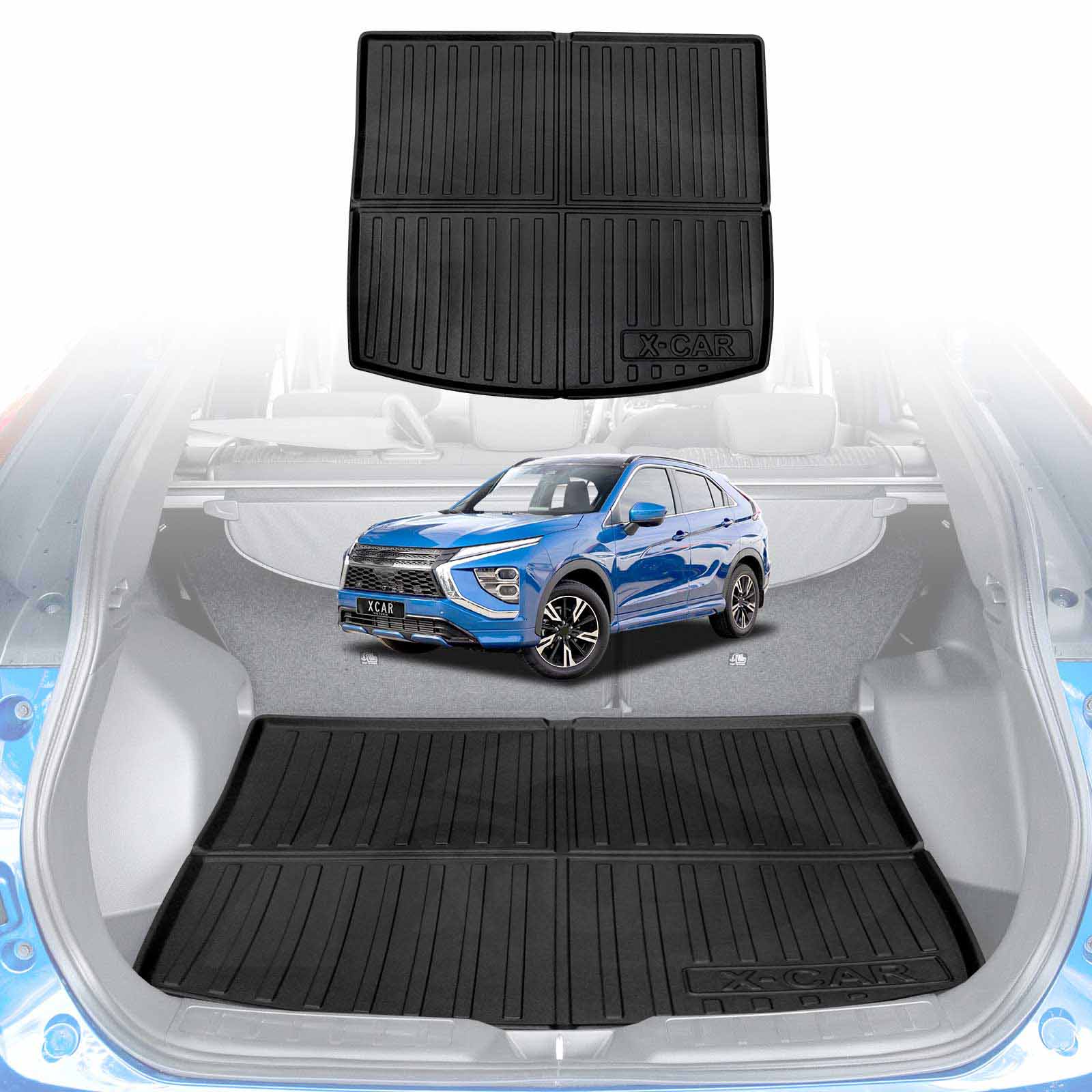 Boot Liner Back Seat Protector for Mitsubishi Eclipse Cross 2021-Onwards Trunk Cargo Mat Luggage Tray - Image 16