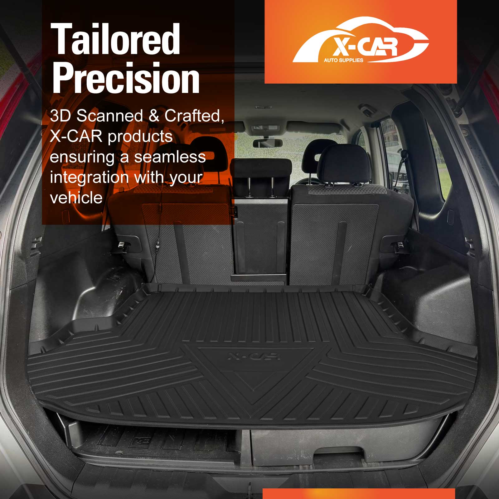 Boot Liner for Nissan X-trail Xtrail T31 Series 2007-2013 - Image 2