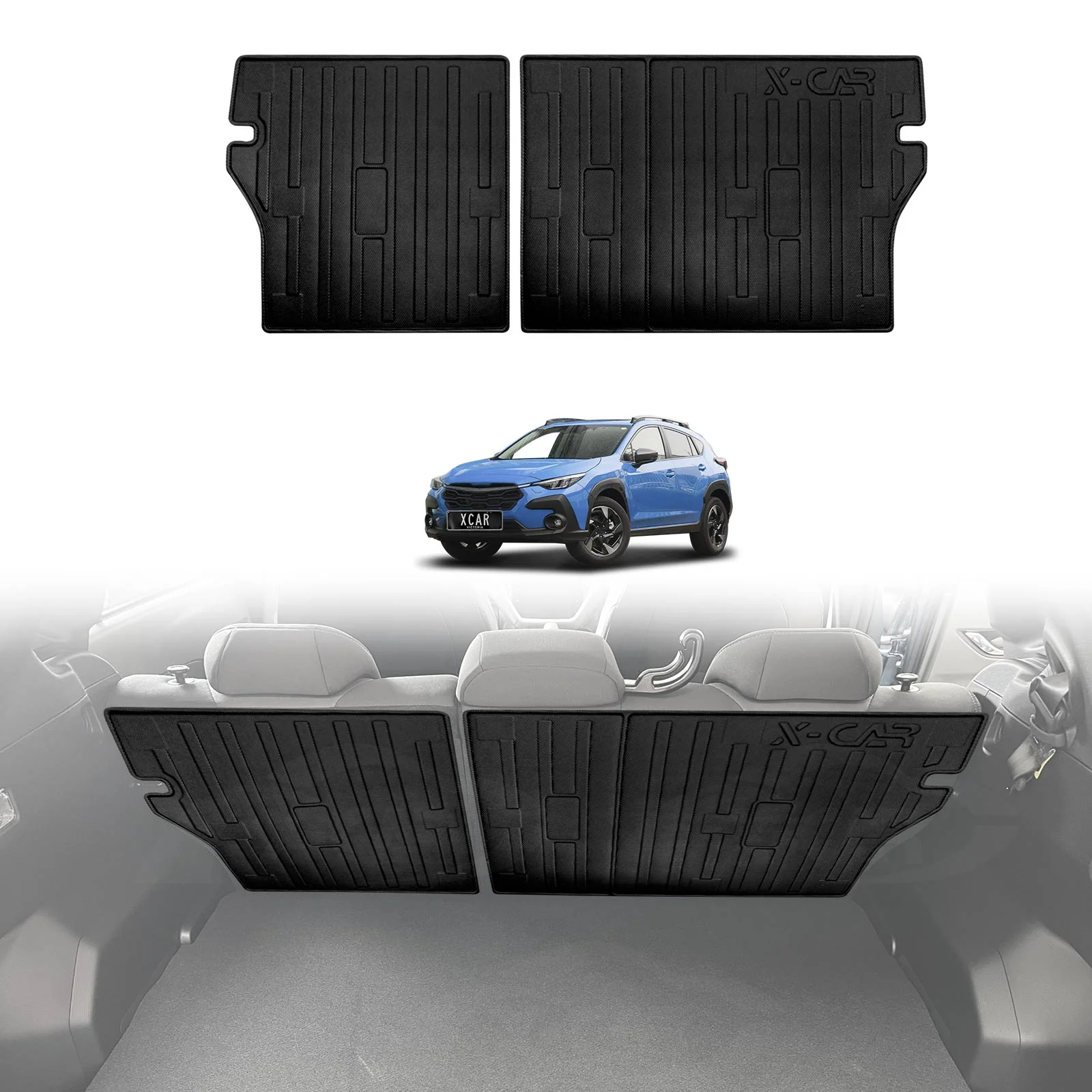 Boot Liner/ Back Seat Protector for Subaru Crosstrek 2023-Onwards All Weather Cargo Mat - Image 17