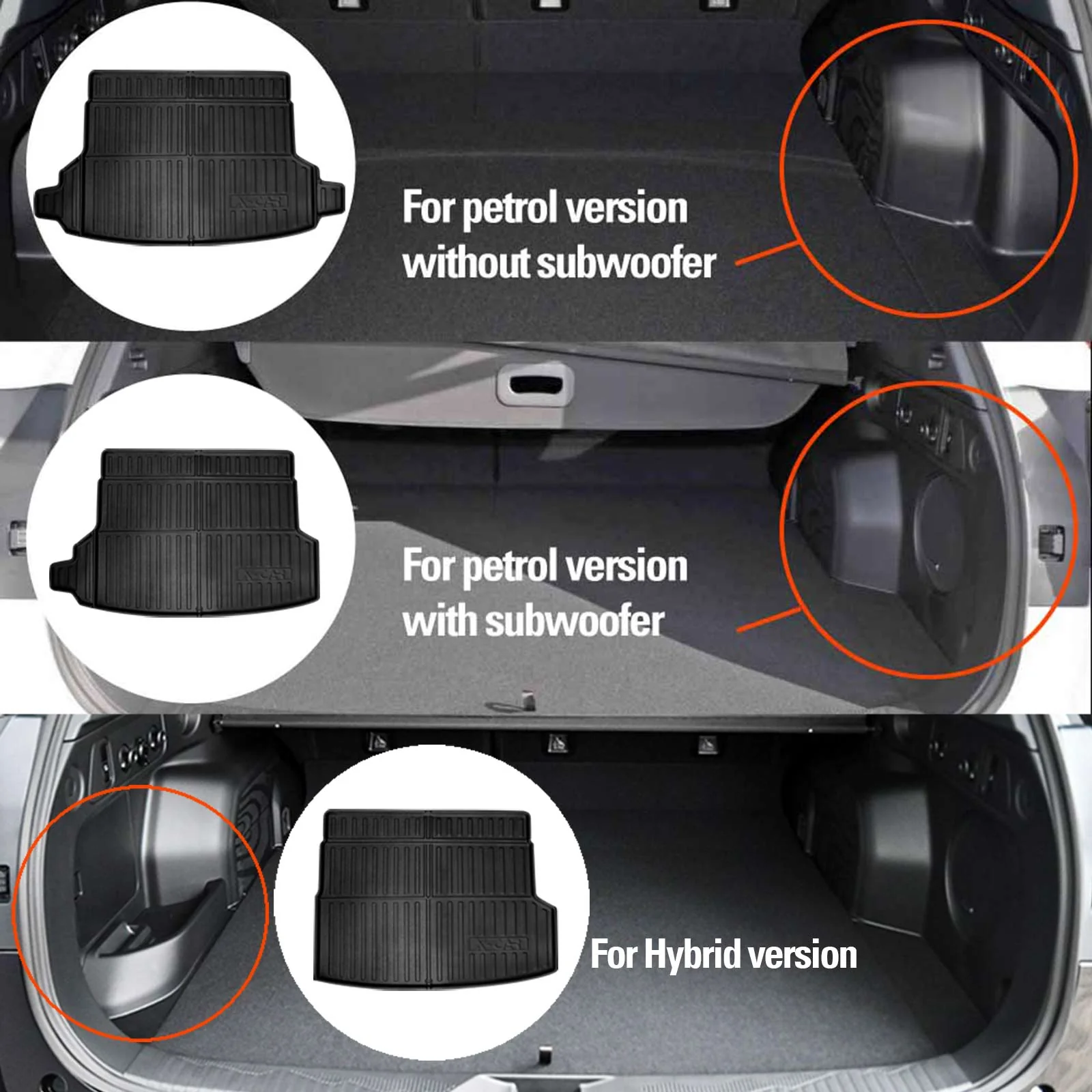 Boot Liner /Back Seat Protector for Subaru Forester 6th Gen 2025-Onwards All Weather Car Mats - Image 2