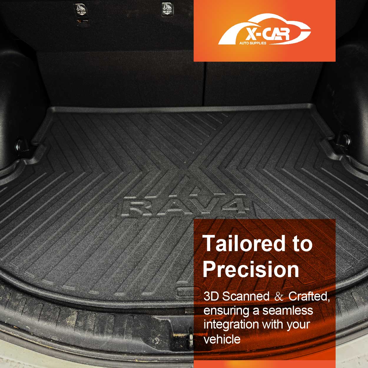 Boot Liner for Toyota Rav4 2013-2018 (Space saver Version) - Image 4