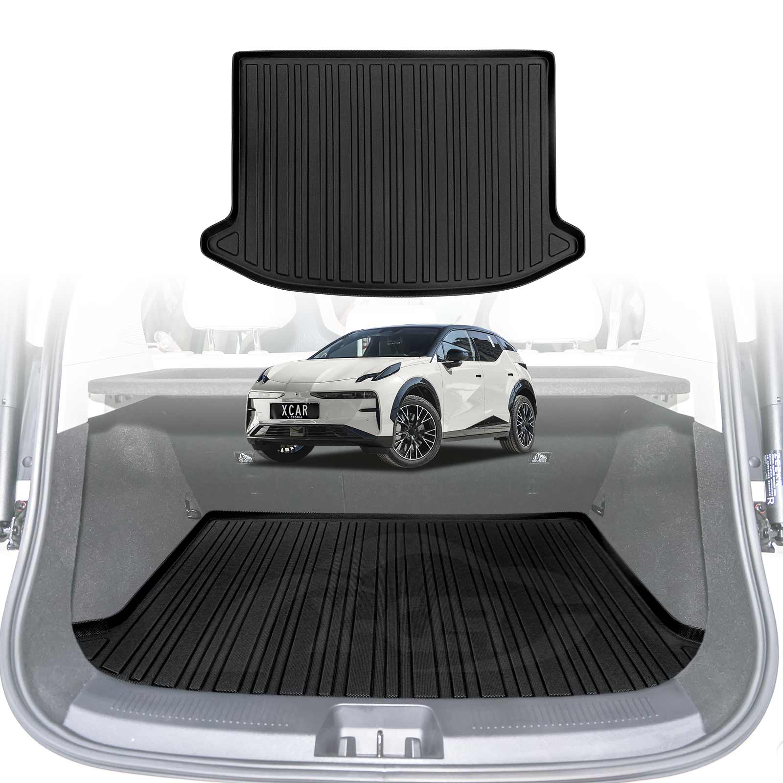 Boot Liner/Back Seat Protector for Zeekr X 2024-Onwards All Weather Heavy Duty Cargo Front Trunk Mat - Image 15