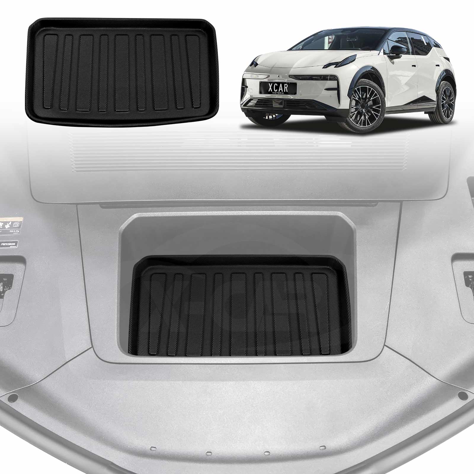 Boot Liner/Back Seat Protector for Zeekr X 2024-Onwards All Weather Heavy Duty Cargo Front Trunk Mat - Image 16