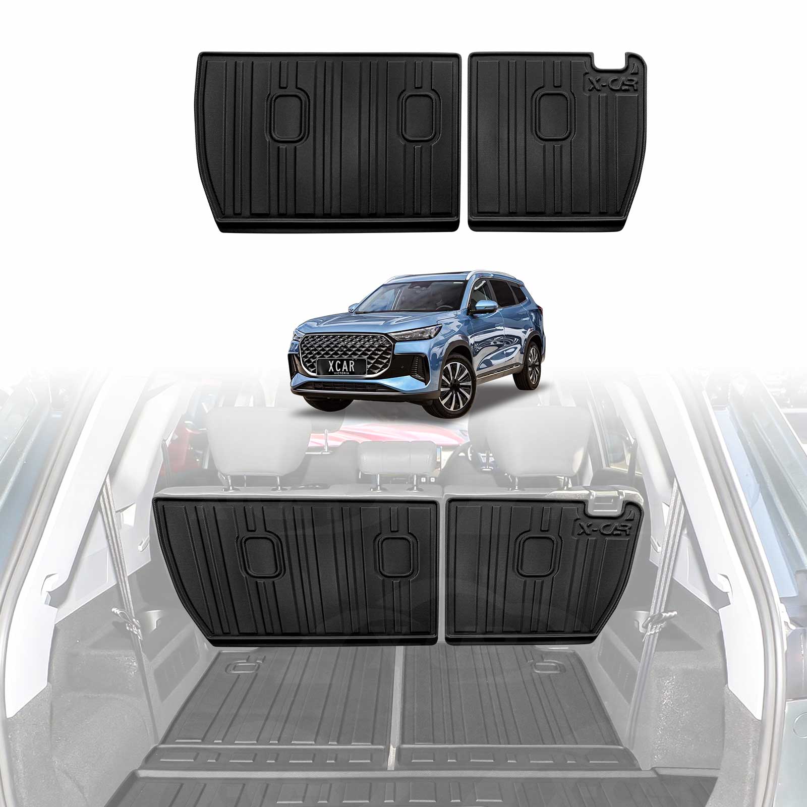Boot Liners/ Back Seat Protector for Chery Tiggo 8 Super Hybrid 2025-Onwards All Weather Cargo - Image 17