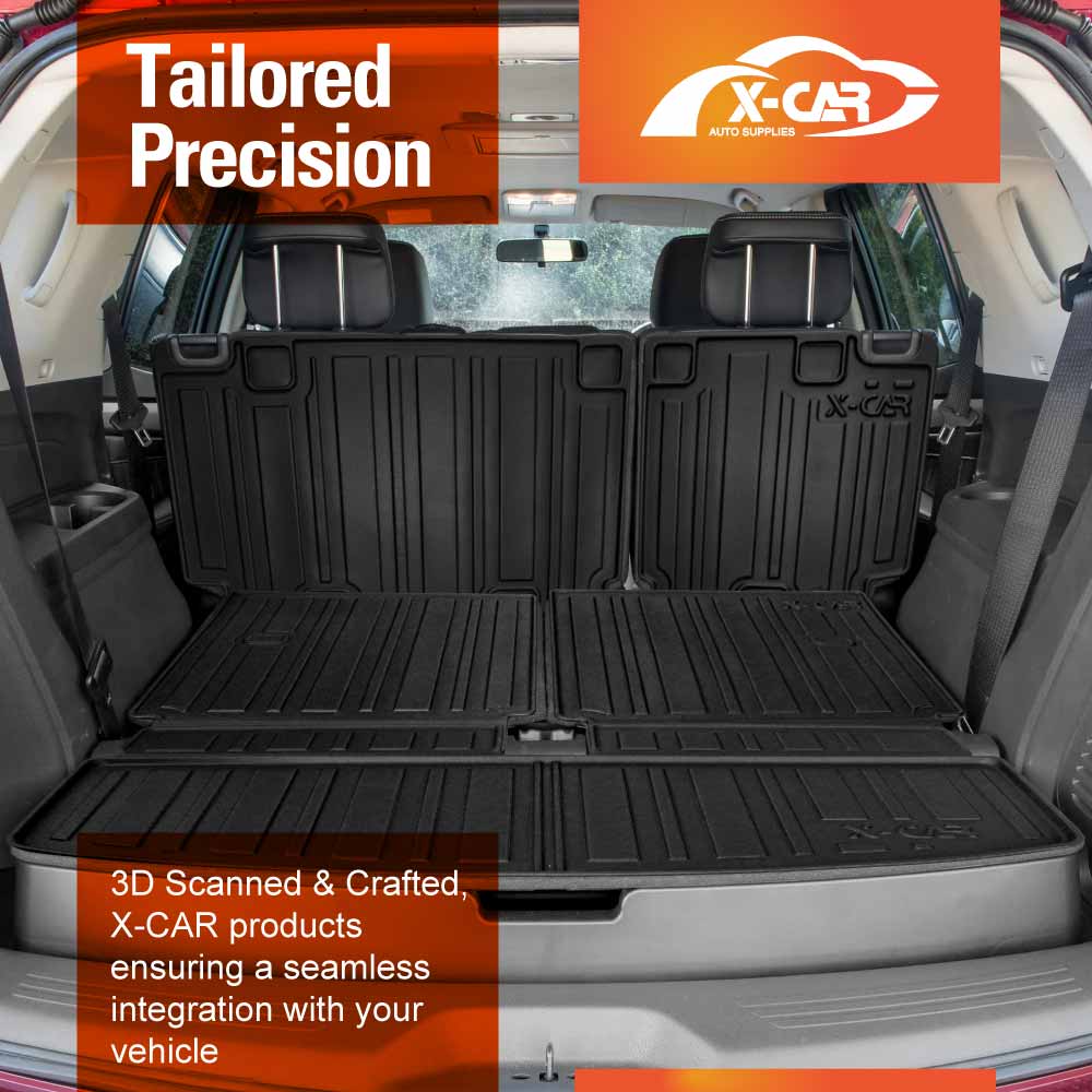 Boot Liners/ Back Seat Protector for Holden Colorado 7 2012-2016 Trunk Cargo Mats - Image 2