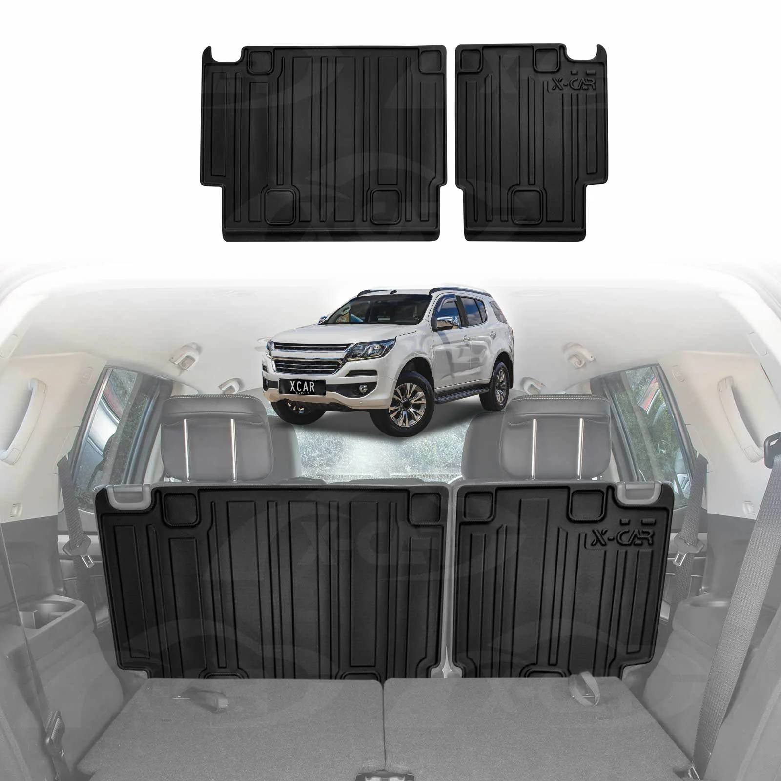 Boot Liners/ Back Seat Protector for Holden Trailblazer 2016-2022 Trunk Cargo Mats - Image 15