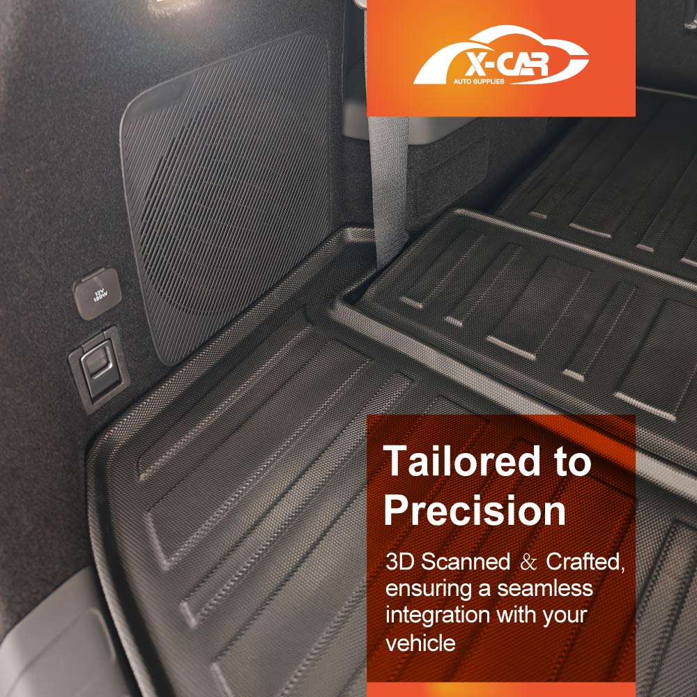 Boot Liners/ Back Seat Protector for BYD SEALION 8 SEALION8 2026-Onwards All Weather Cargo Mats - Image 2