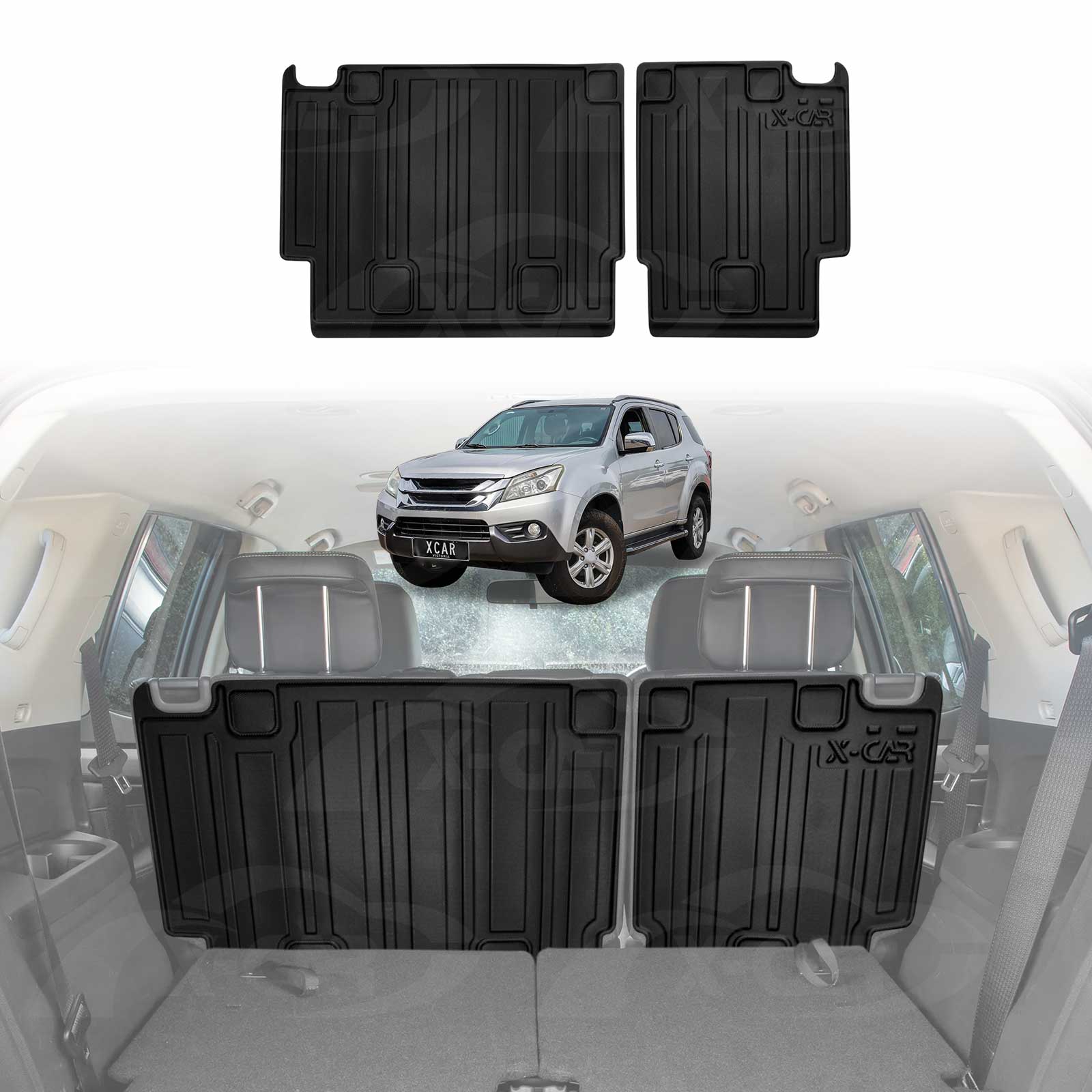 Boot Liners /Back Seat Protector for Isuzu MU-X MUX 2013-2021 Cargo Trunk Mat - Image 13